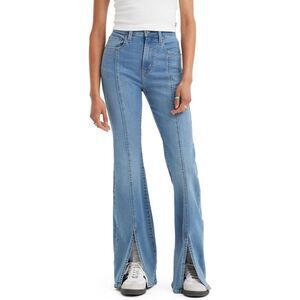 Levi's 726 High Rise Flare Split Hem Women's Jeans size 29 y2k western retro 70s
